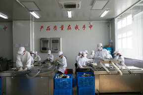 GMP标准化生产车间一角
