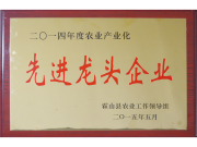 2014年度农业产业化先进龙头企业