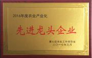 2016年度霍山县农业产业化先进龙头企业